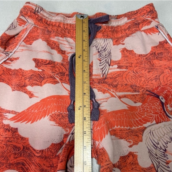 Anthropologie Dailey Practice Camilla knit jogger sweatpants cranebird print. XS - Picture 11 of 13